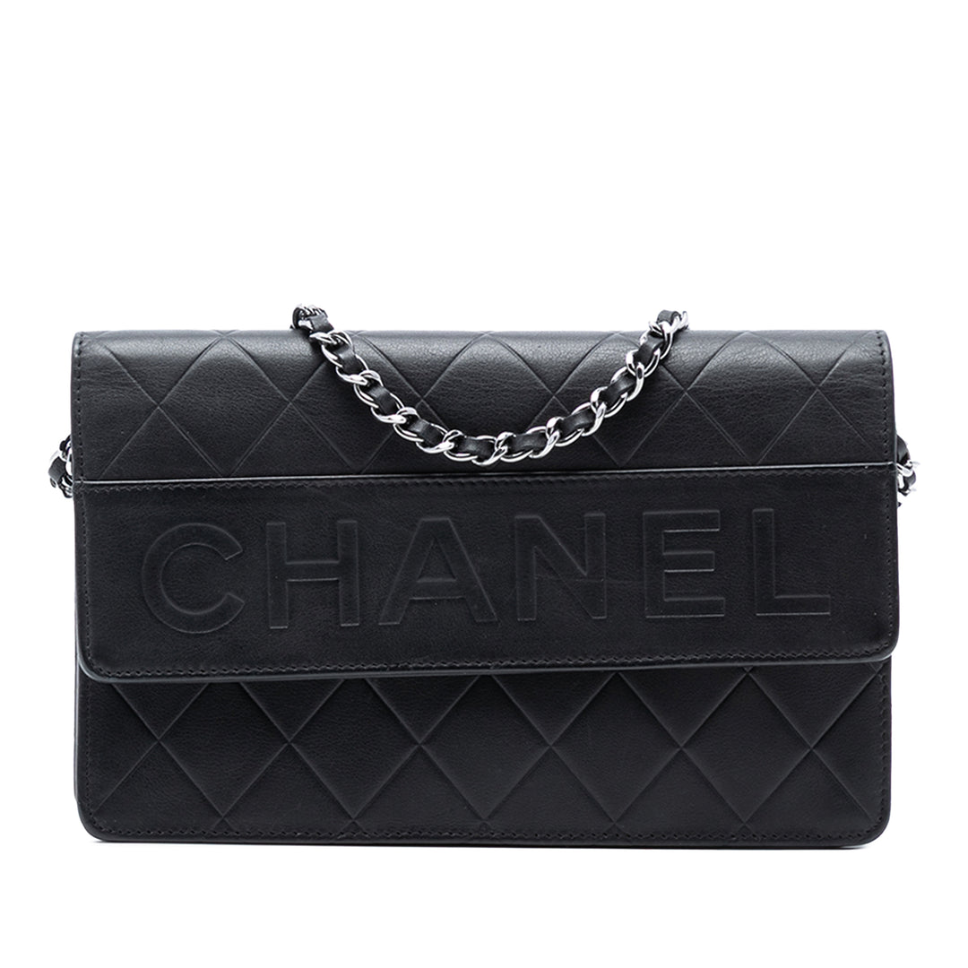 Chanel Matelassé Cuir d’agneau embossé LAX Wallet on Chain – GABY PARIS Authentique