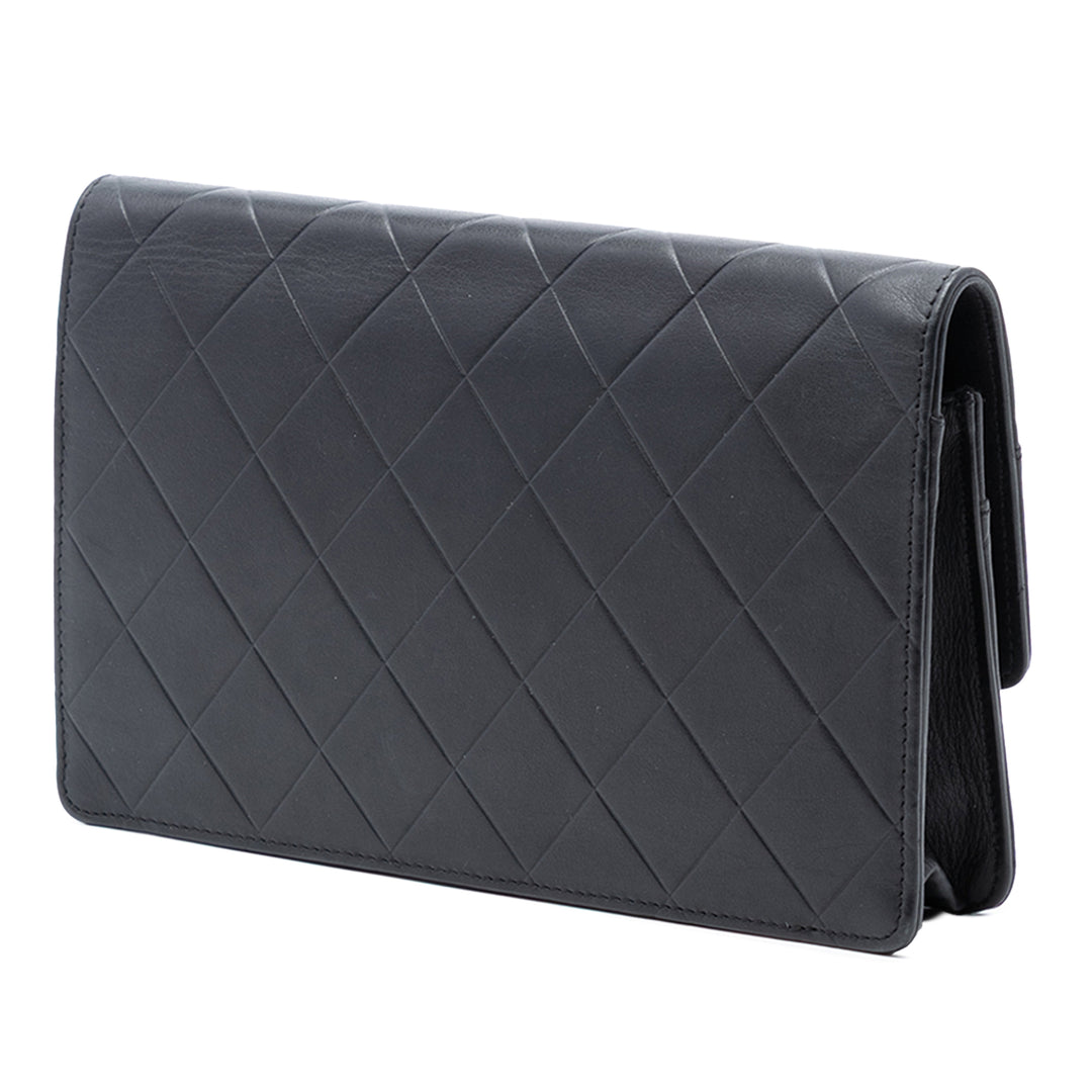 Chanel Matelassé Cuir d’agneau embossé LAX Wallet on Chain – GABY PARIS Authentique