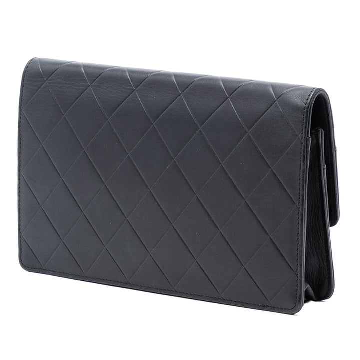 Chanel Matelassé Cuir d’agneau embossé LAX Wallet on Chain – GABY PARIS Authentique