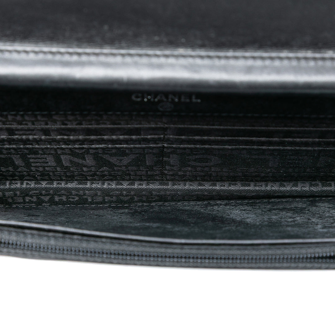 Chanel Matelassé Cuir d’agneau embossé LAX Wallet on Chain – GABY PARIS Authentique