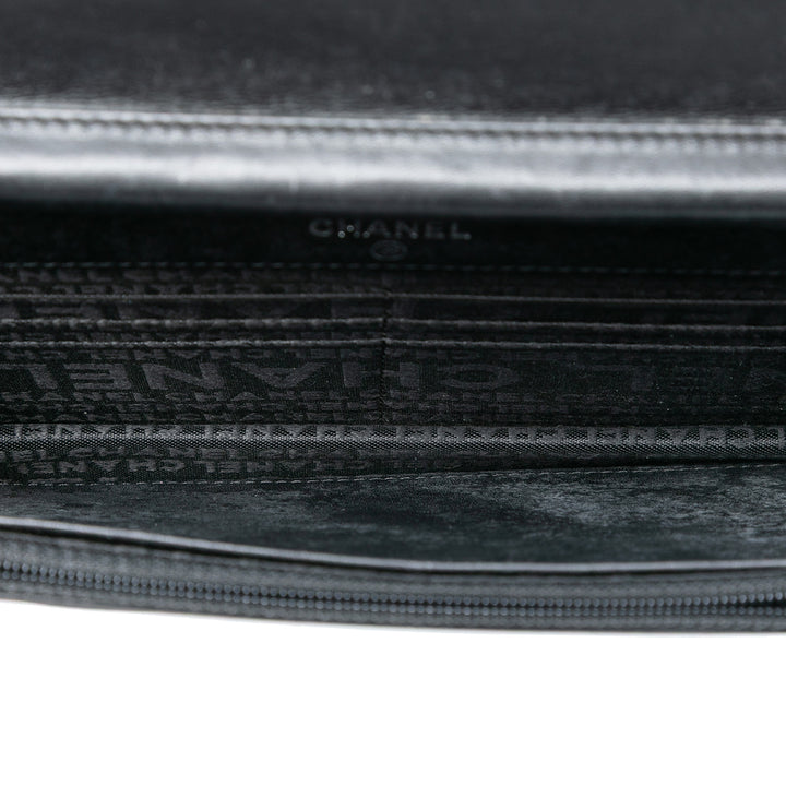 Chanel Matelassé Cuir d’agneau embossé LAX Wallet on Chain – GABY PARIS Authentique