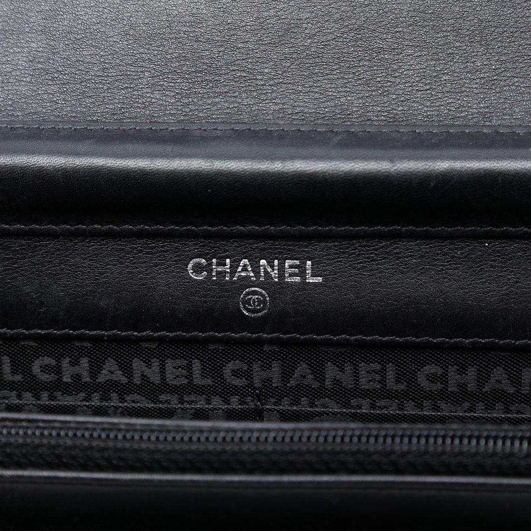 Chanel Matelassé Cuir d’agneau embossé LAX Wallet on Chain – GABY PARIS Authentique