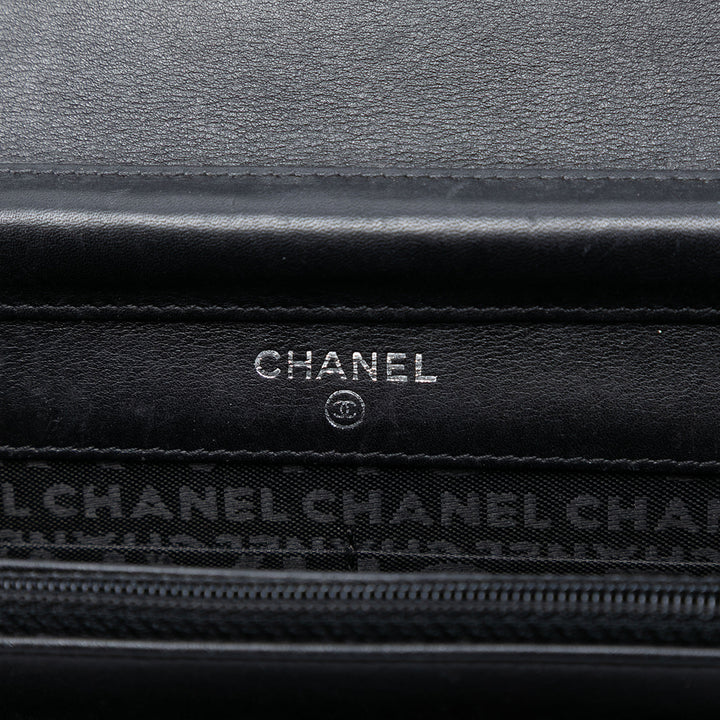 Chanel Matelassé Cuir d’agneau embossé LAX Wallet on Chain – GABY PARIS Authentique