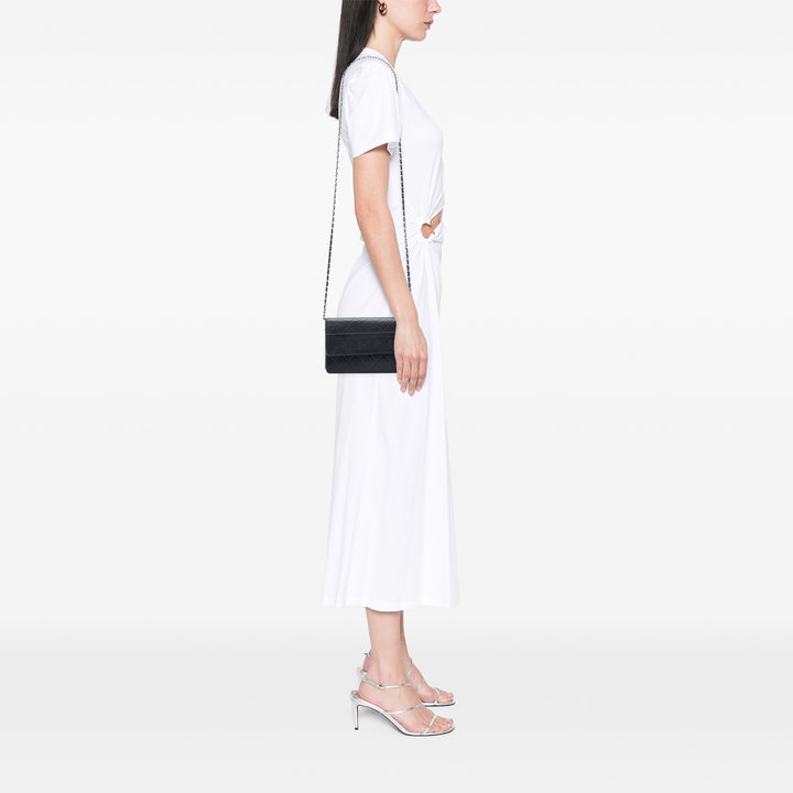 Chanel Matelassé Cuir d’agneau embossé LAX Wallet on Chain – GABY PARIS Authentique