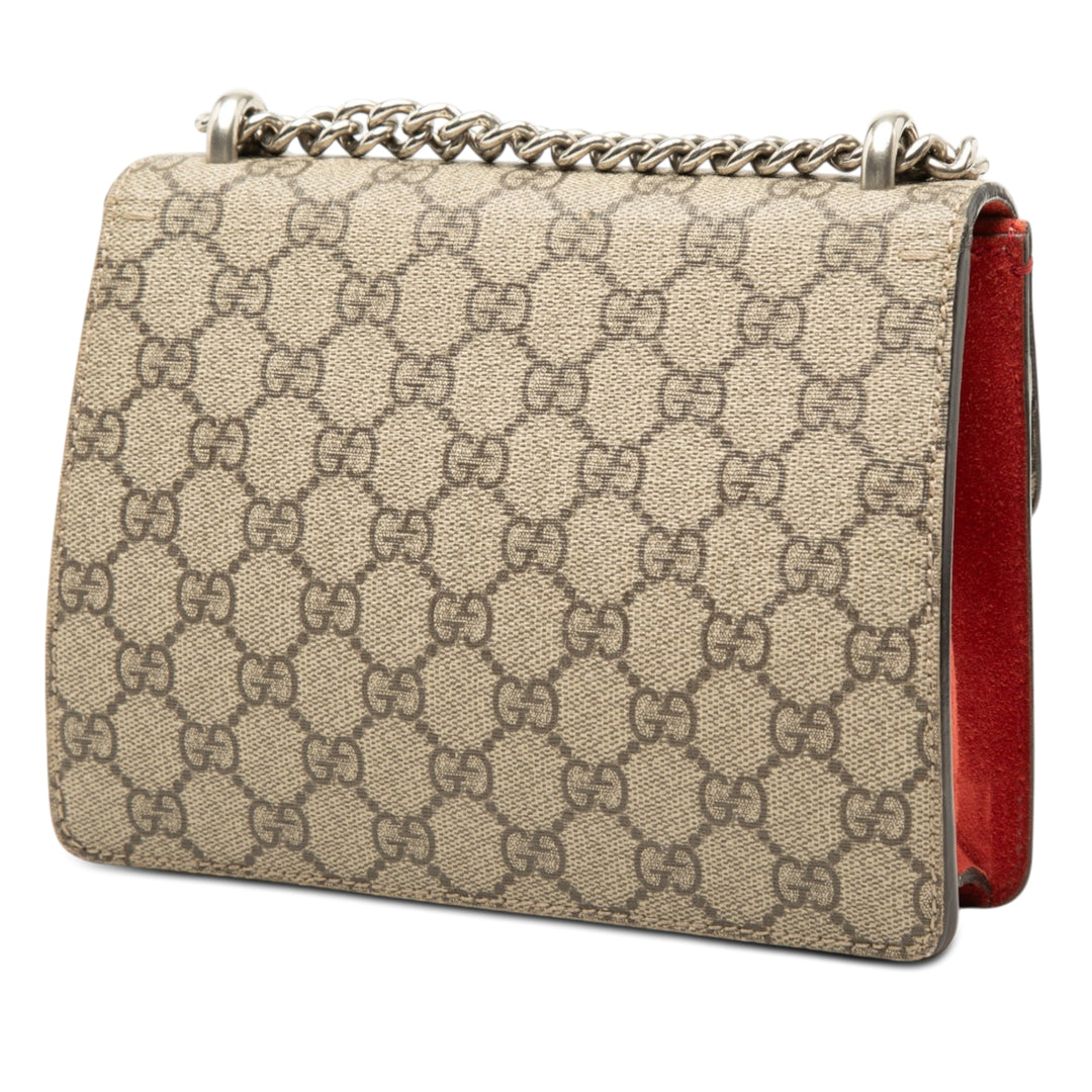 Gucci Sac bandoulière Dionysus GG Supreme Petit Beige – vue 2 – GABY PARIS