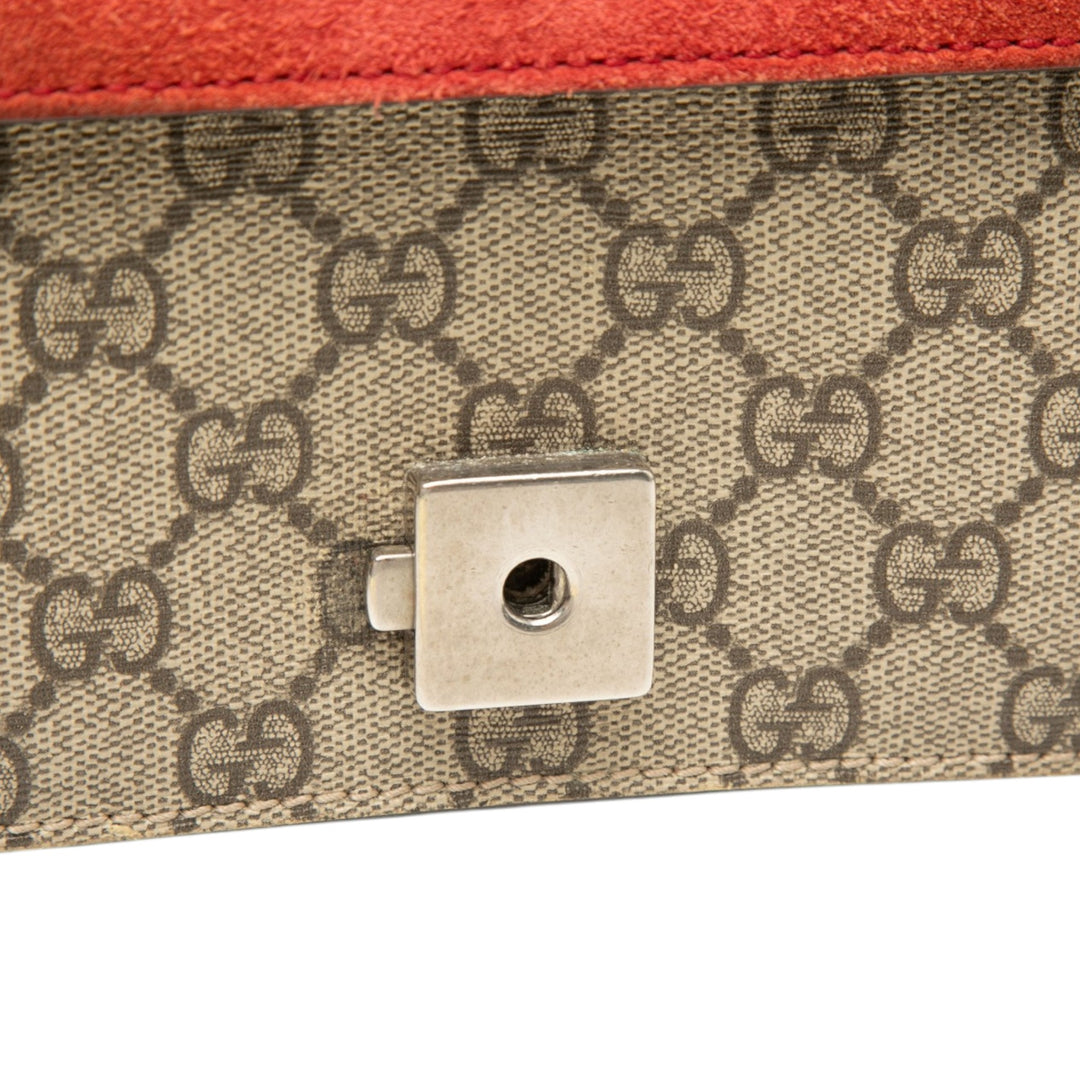 Gucci Sac bandoulière Dionysus GG Supreme Petit Beige – vue 6 – GABY PARIS