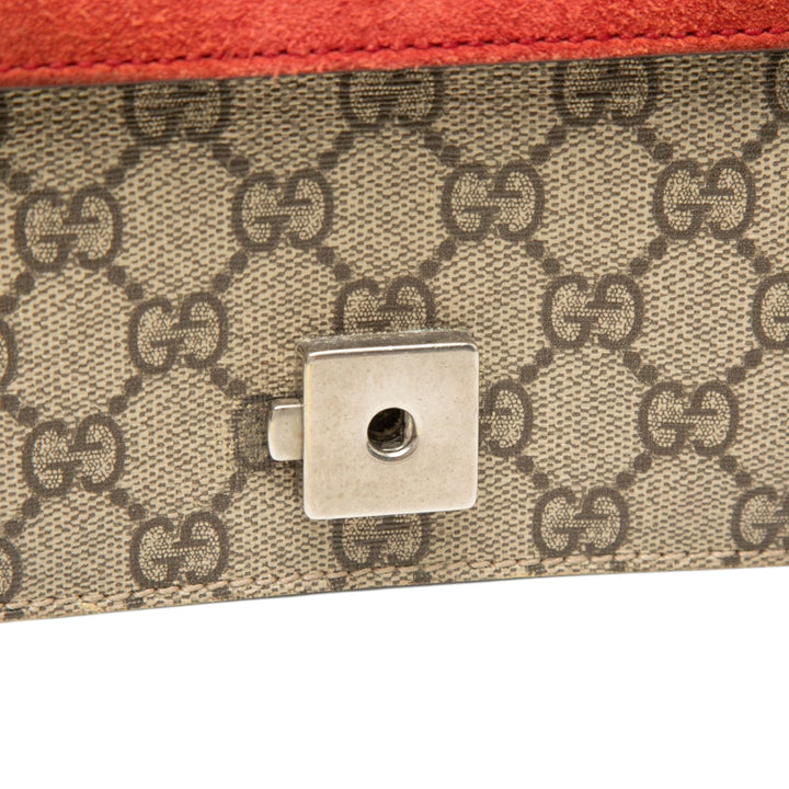 Gucci Sac bandoulière Dionysus GG Supreme Petit Beige – vue 6 – GABY PARIS
