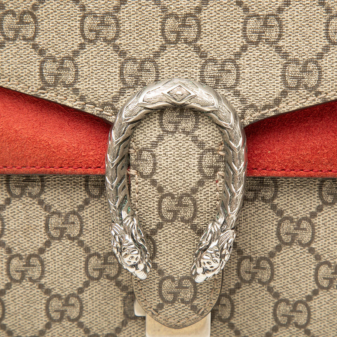 Gucci Sac bandoulière Dionysus GG Supreme Petit Beige – vue 7 – GABY PARIS