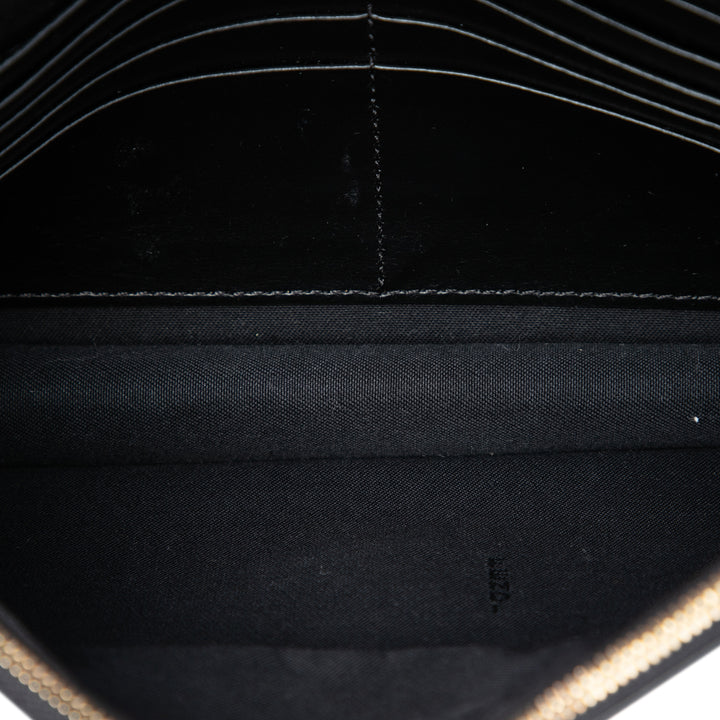 Fendi Sac bandoulière F Is Fendi Enveloppe Wallet on Chain Noir – vue 4 – GABY PARIS