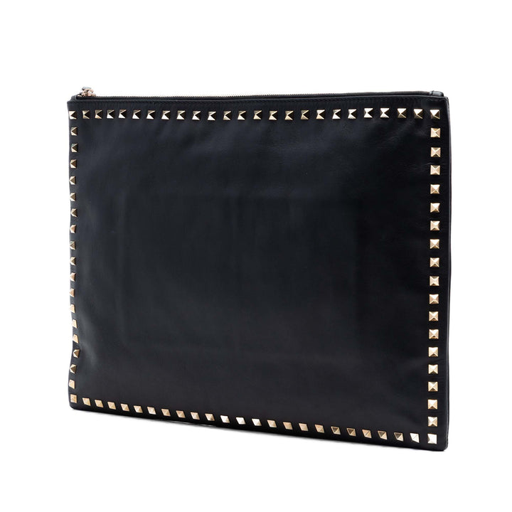 Valentino Large Cuir Rockstud Pochette
