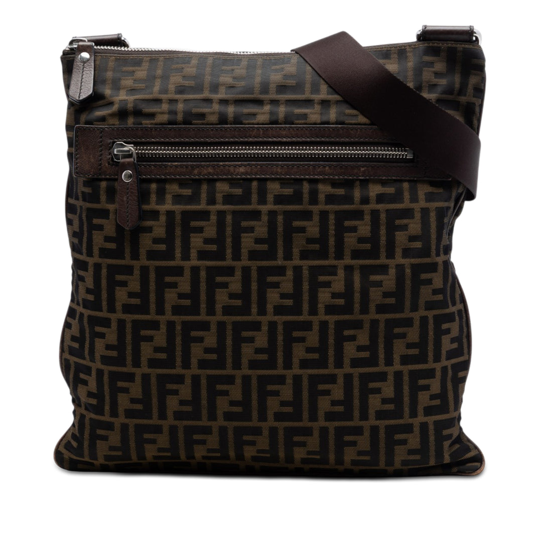 Fendi Zucca Toile Sac porté croisé
