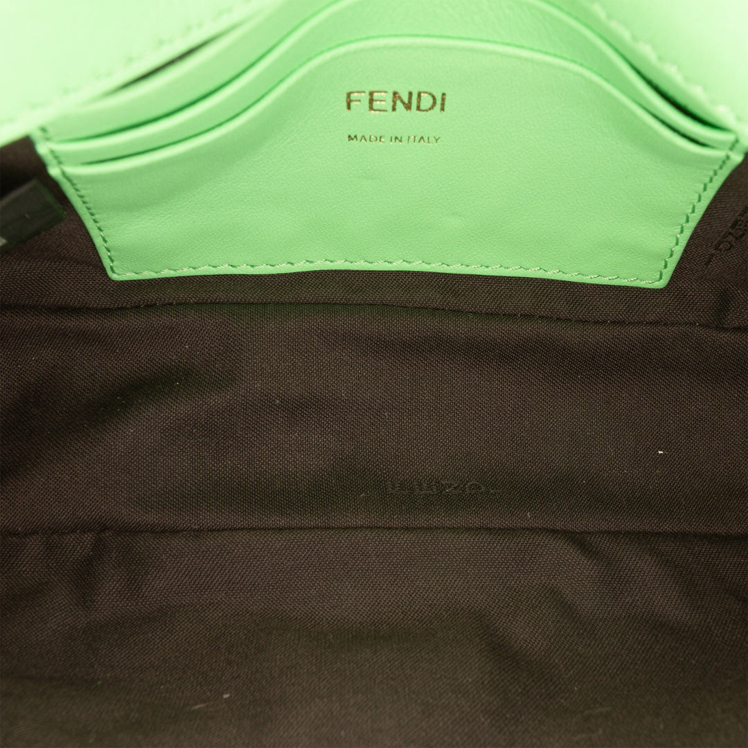 Fendi Mini Zucca embossé Cuir Baguette Sac