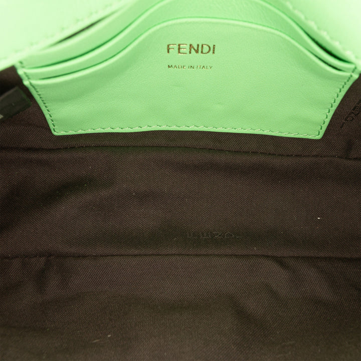 Fendi Mini Zucca embossé Cuir Baguette Sac
