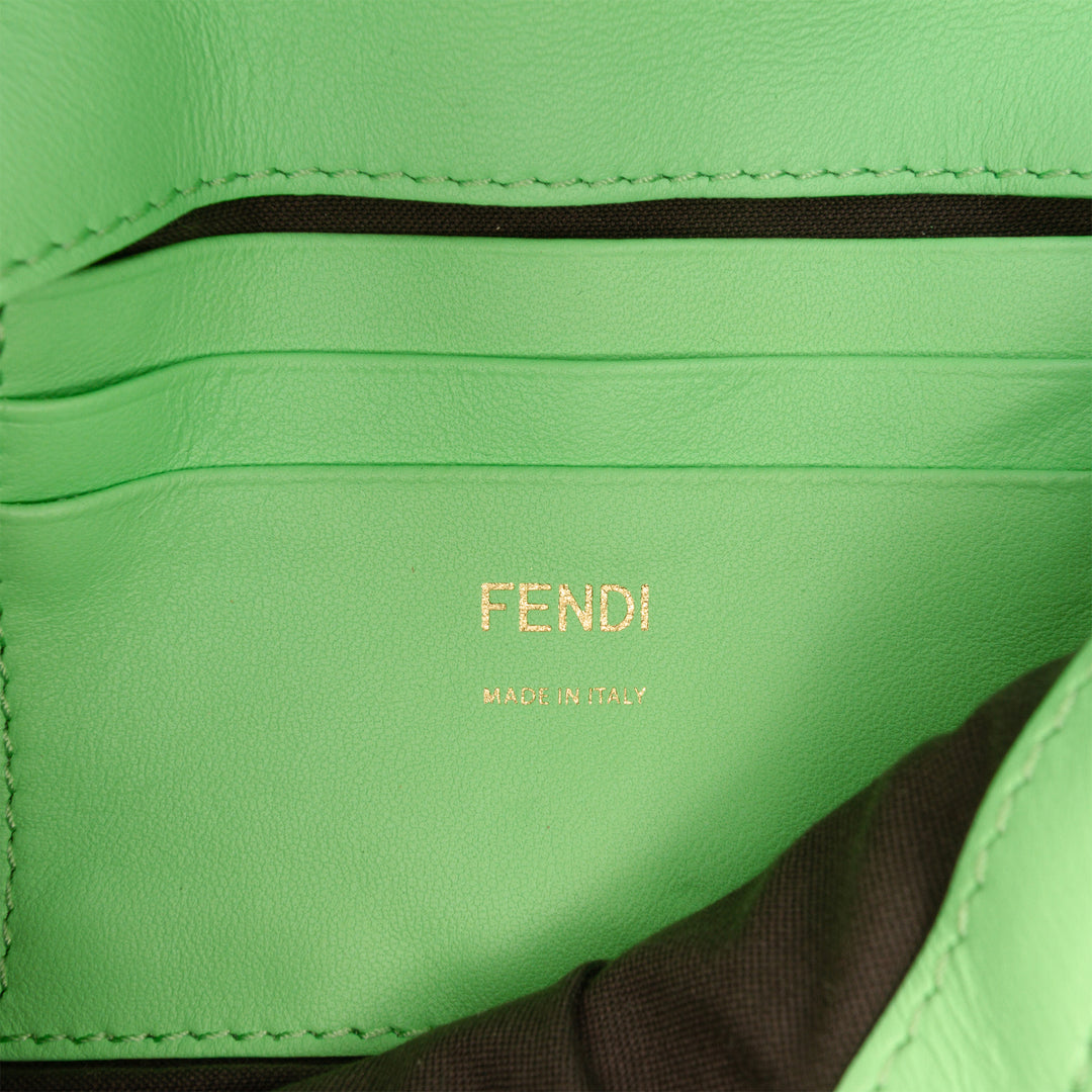 Fendi Mini Zucca embossé Cuir Baguette Sac