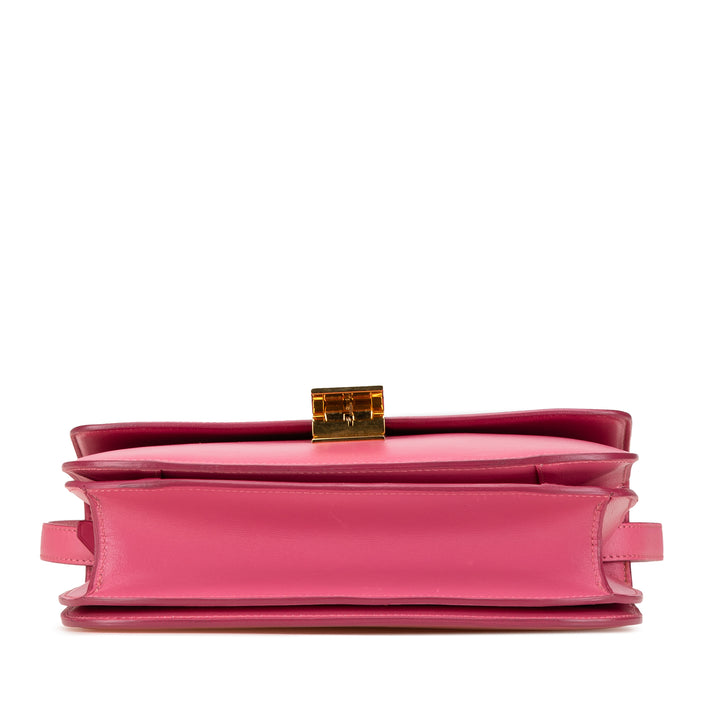 Medium Calfskin Classic Box Pink - Gaby Paris