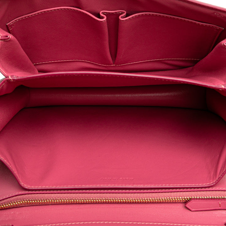 Medium Calfskin Classic Box Pink - Gaby Paris