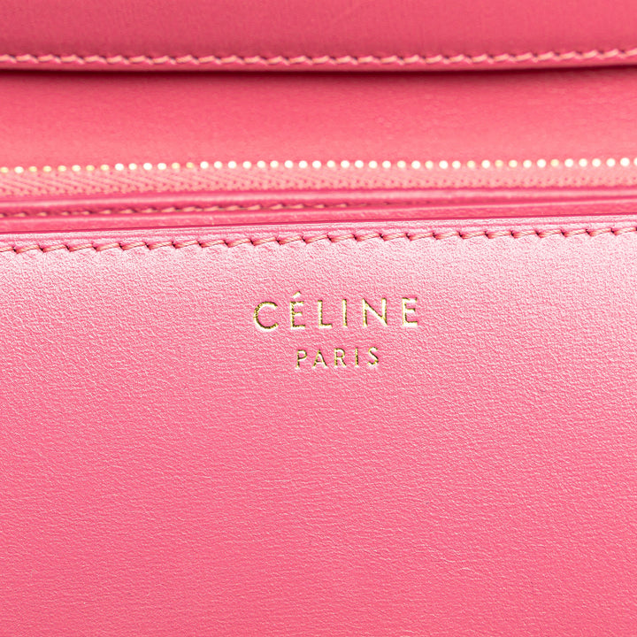 Medium Calfskin Classic Box Pink - Gaby Paris