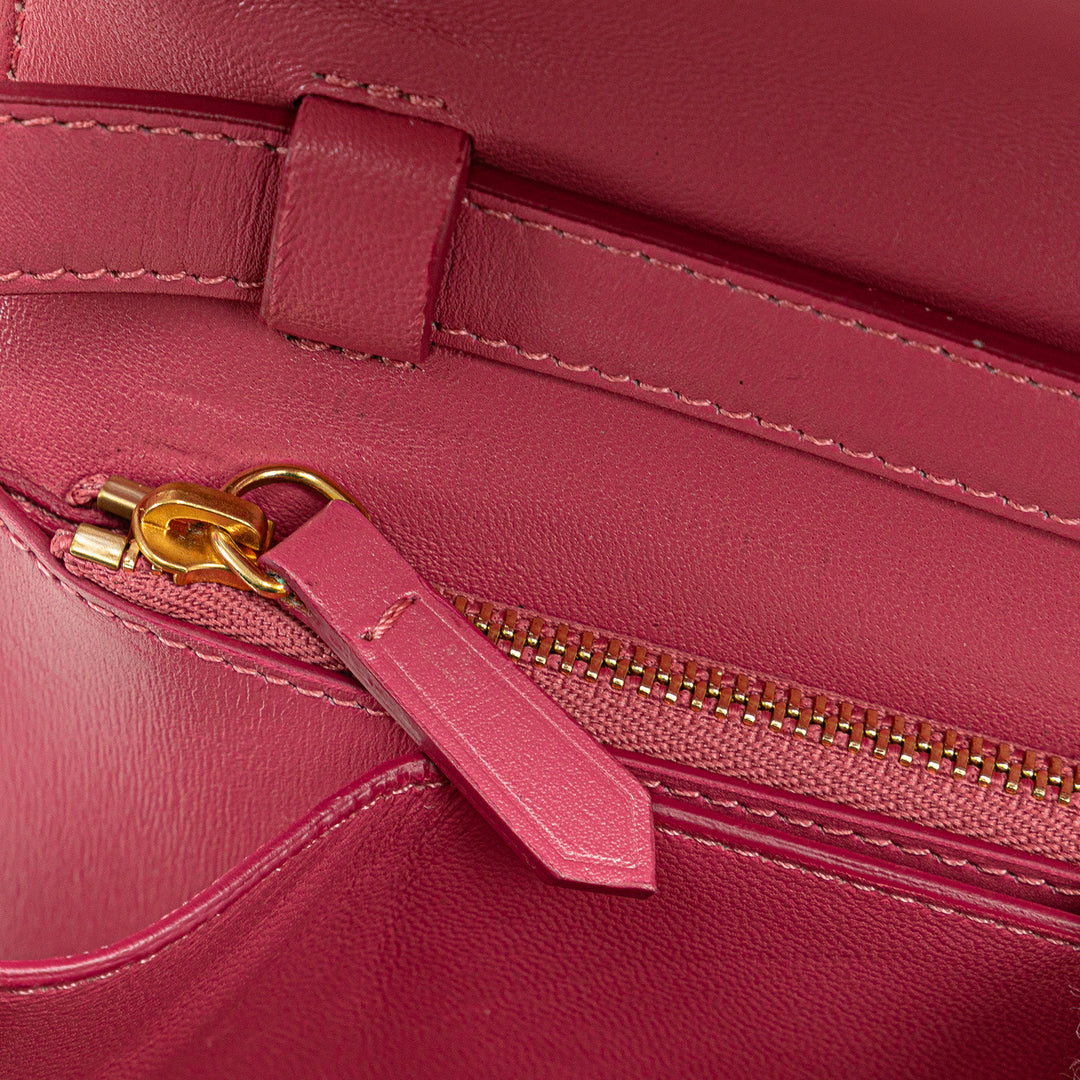 Medium Calfskin Classic Box Pink - Gaby Paris