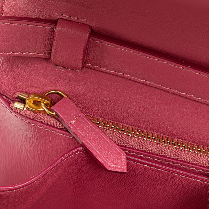 Medium Calfskin Classic Box Pink - Gaby Paris