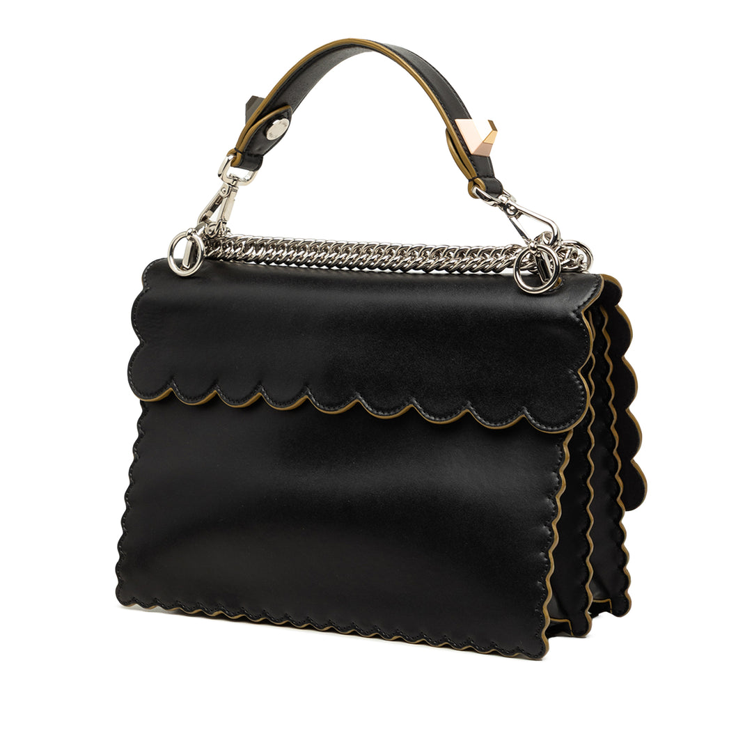 Scalloped Kan I Sac Moyen Noir