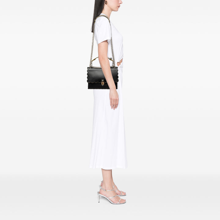 Scalloped Kan I Sac Moyen Noir