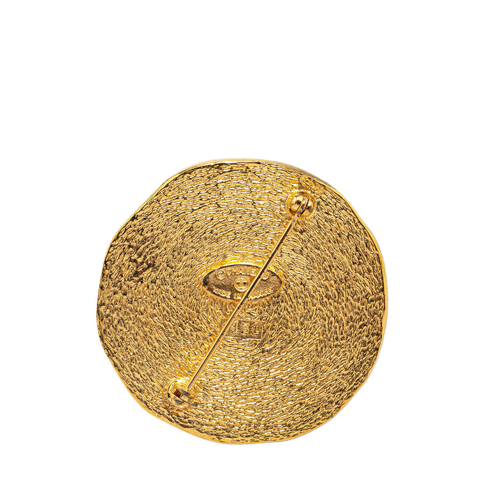 Gold Plated 31 Rue Cambon Brooch Gold - Gaby Paris