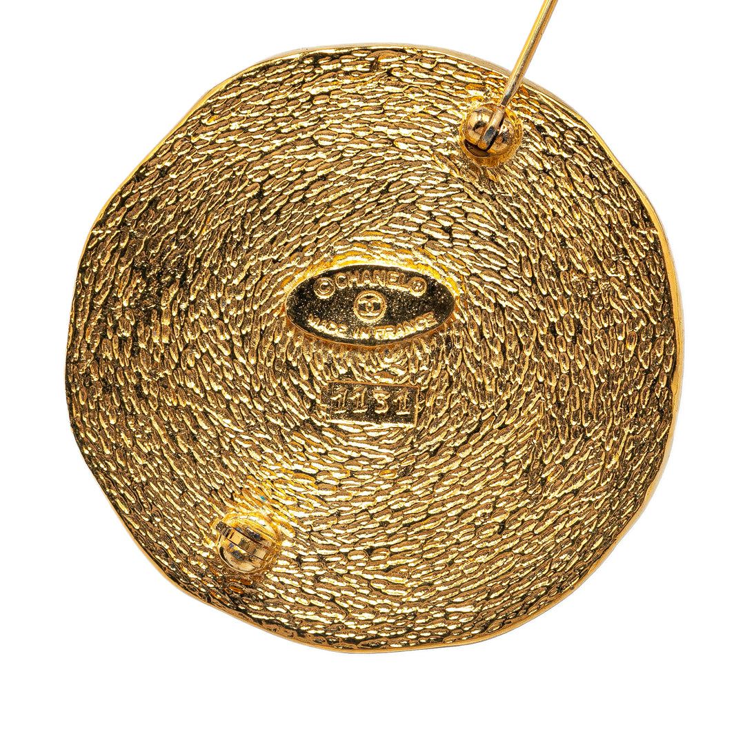 Gold Plated 31 Rue Cambon Brooch Gold - Gaby Paris