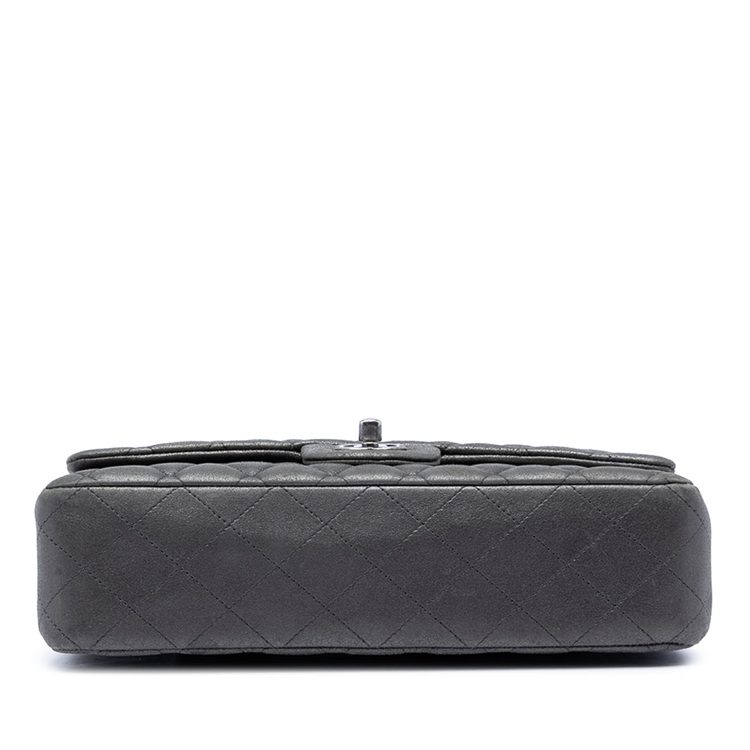 Chanel Medium Classic Iridescent Cuir d’agneau Double rabat