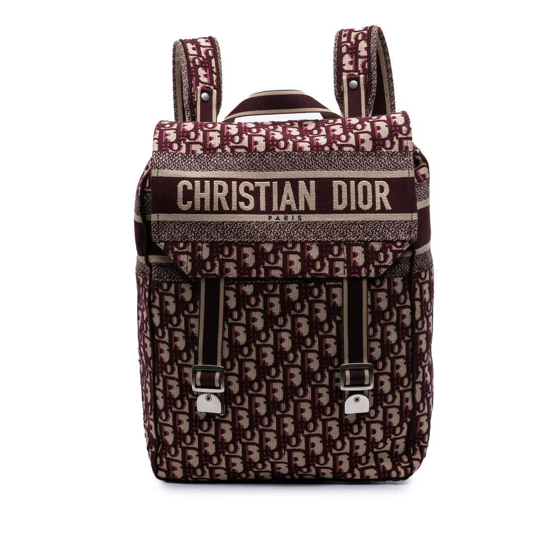 Dior Oblique brodé Toile Diorcamp Sac à dos