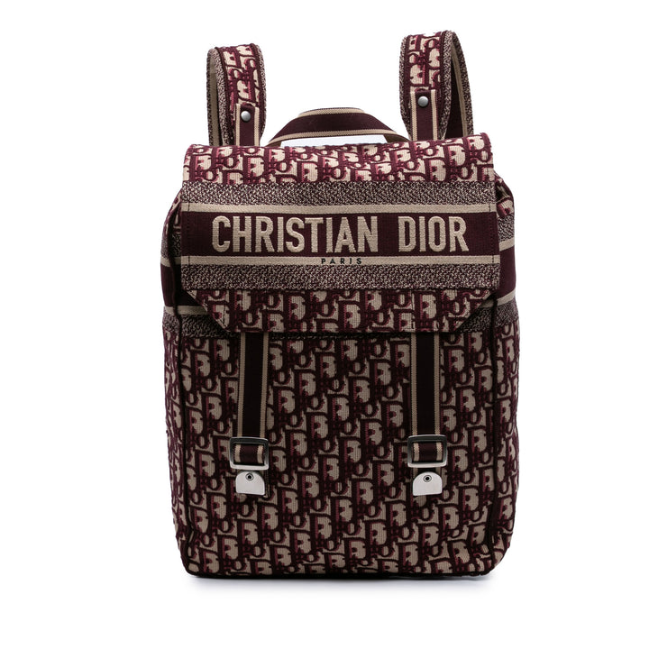 Dior Oblique brodé Toile Diorcamp Sac à dos