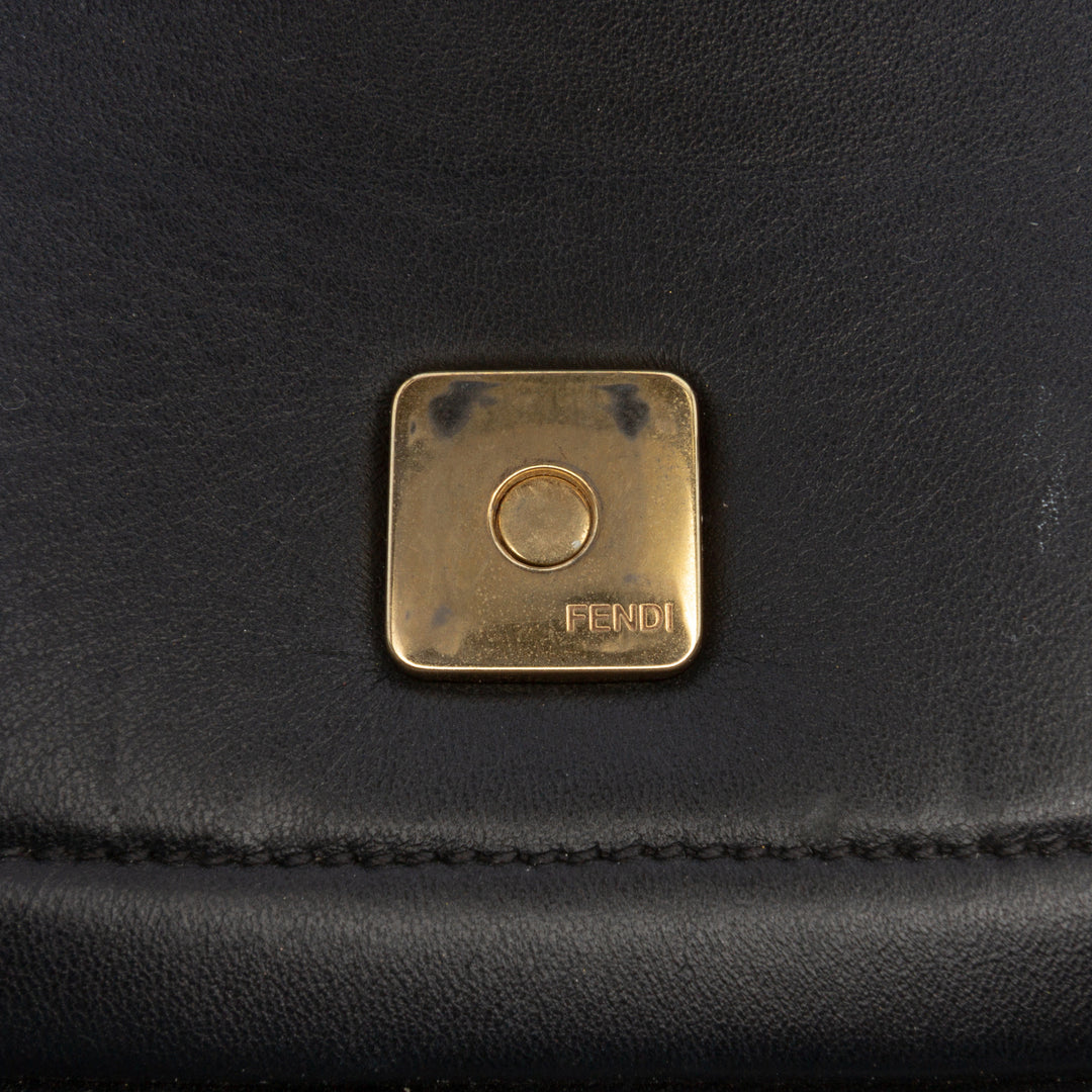 Fendi Mini Nappa Apolo Sac à chaîneuette Sac bandoulière