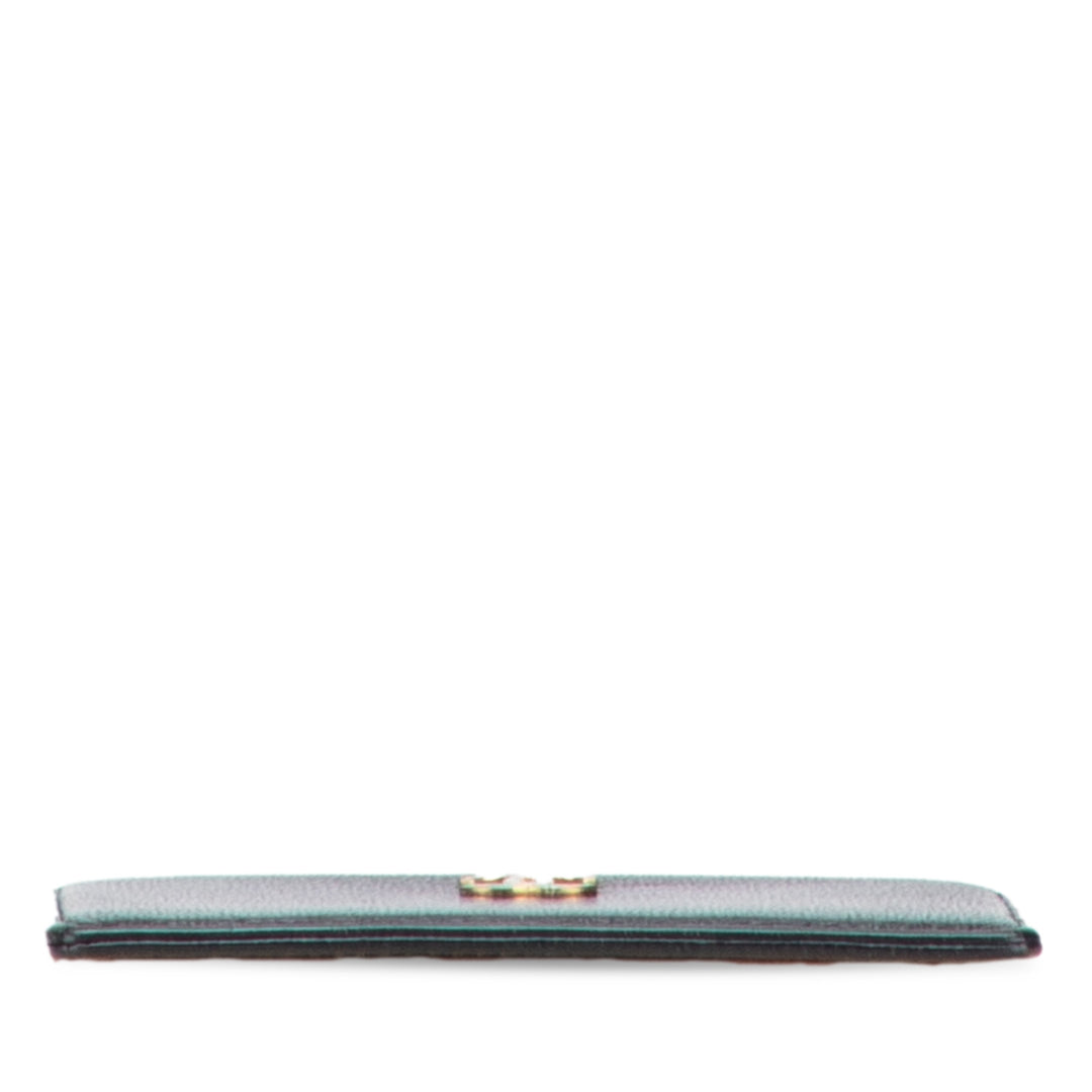 CC Goatskin Card Holder Black - Gaby Paris