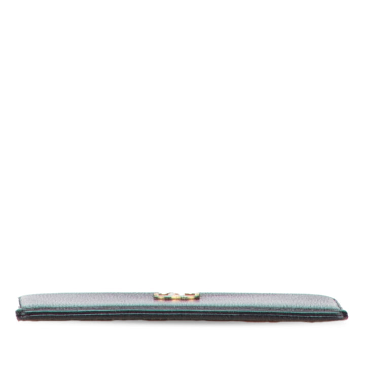CC Goatskin Card Holder Black - Gaby Paris
