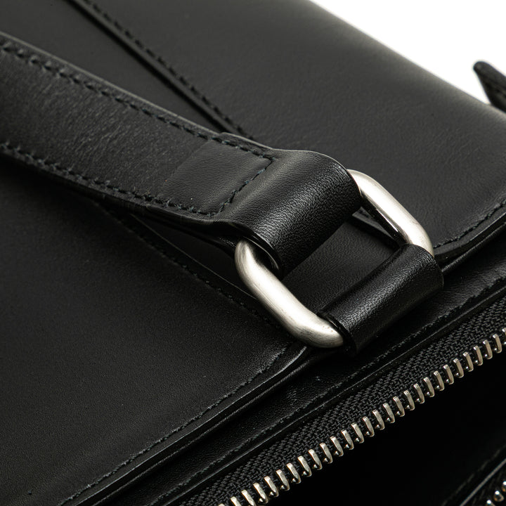 Leather Handbag Black - Gaby Paris