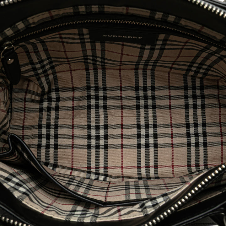 Leather Handbag Black - Gaby Paris