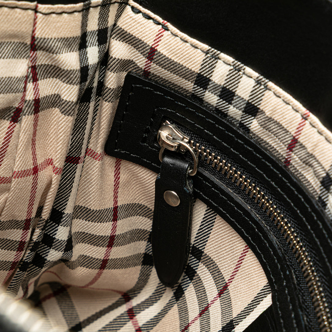 Leather Handbag Black - Gaby Paris