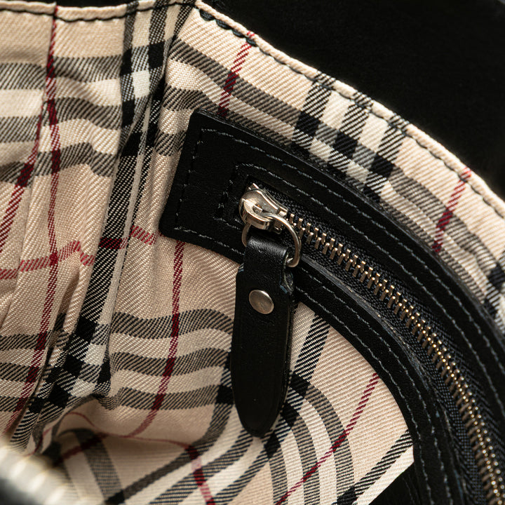 Leather Handbag Black - Gaby Paris