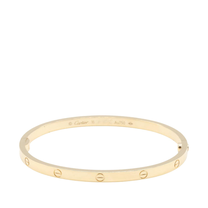 Cartier 18K Small Love Bracelet