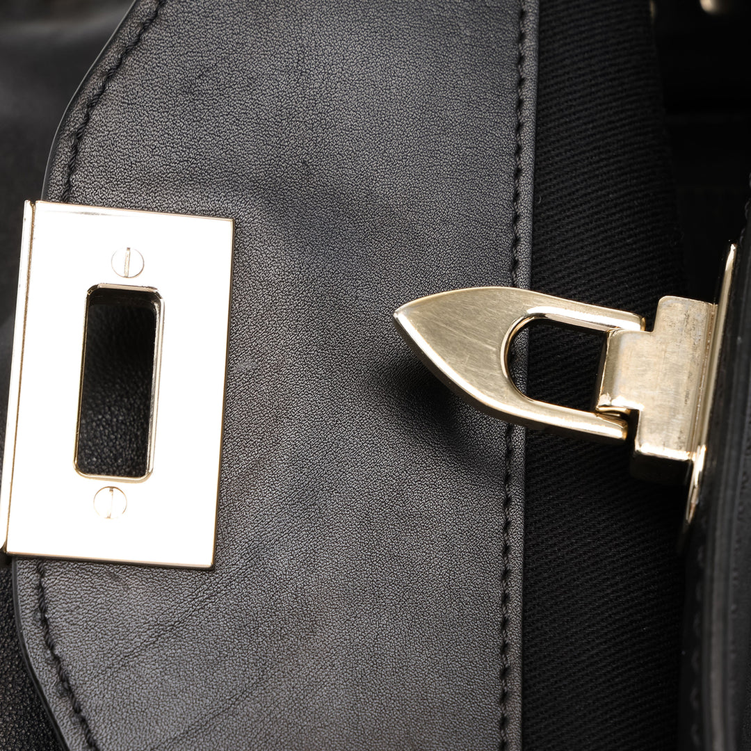Valentino Rockstud Trapeze Sac Moyen Noir
