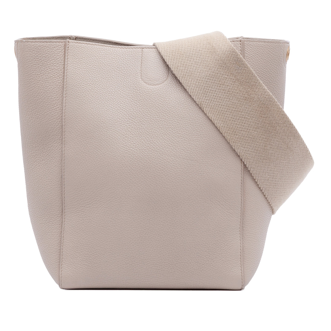 Celine Small Soft Cuir de veau grainé Seau Sangle Bucket Sac