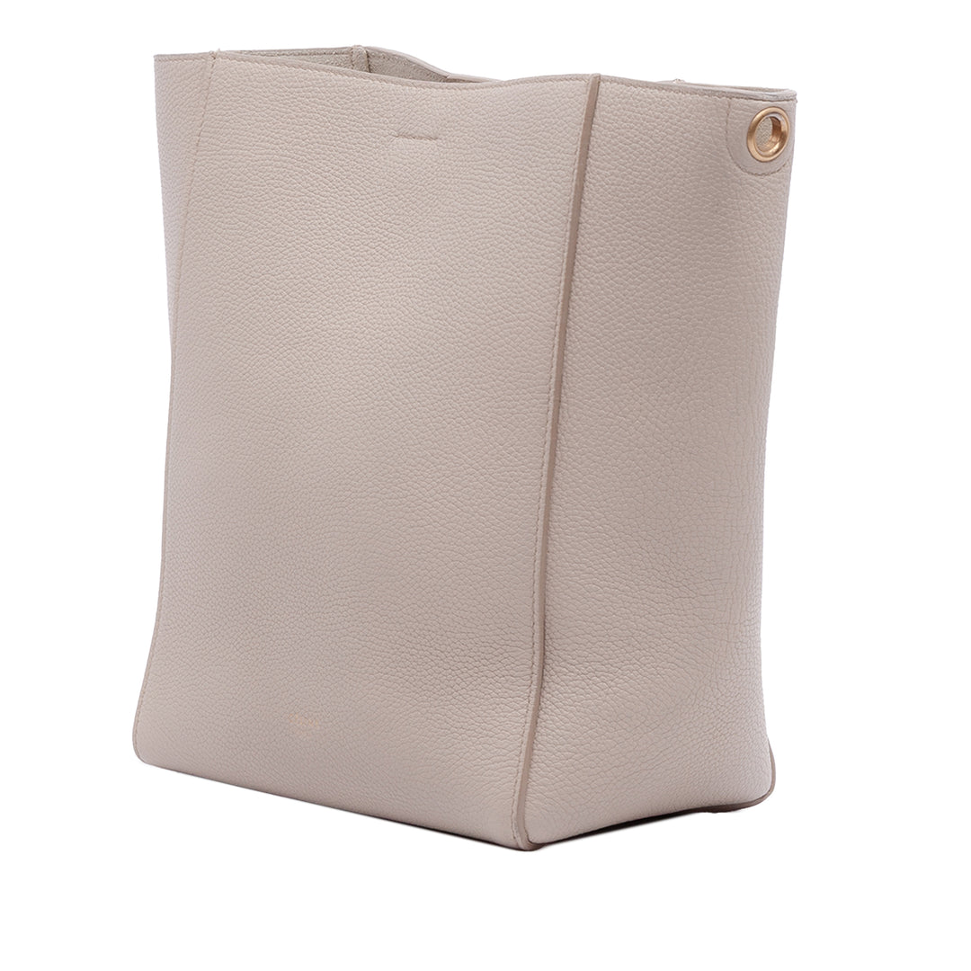 Celine Small Soft Cuir de veau grainé Seau Sangle Bucket Sac