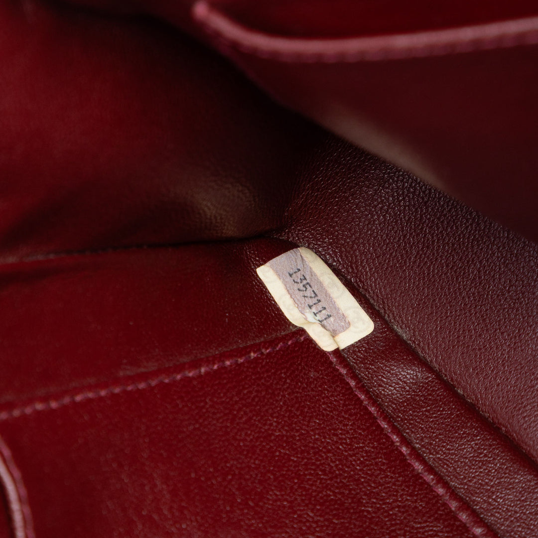 Chanel CC Matelassé Cuir d’agneau Zip Sac à main