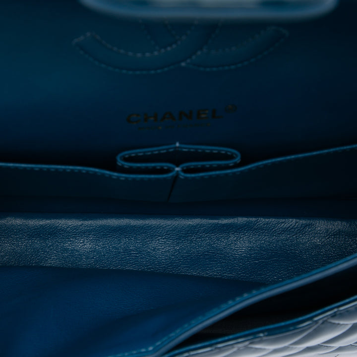 Classic Double rabat Moyen Bleu