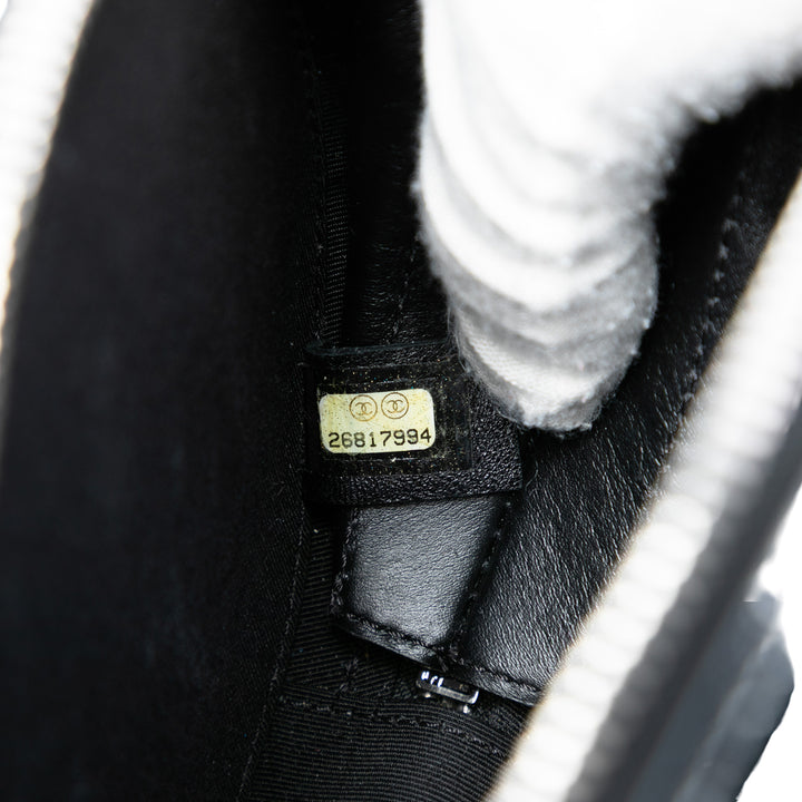 Chanel Cuir verni Rond As Earth Sac
