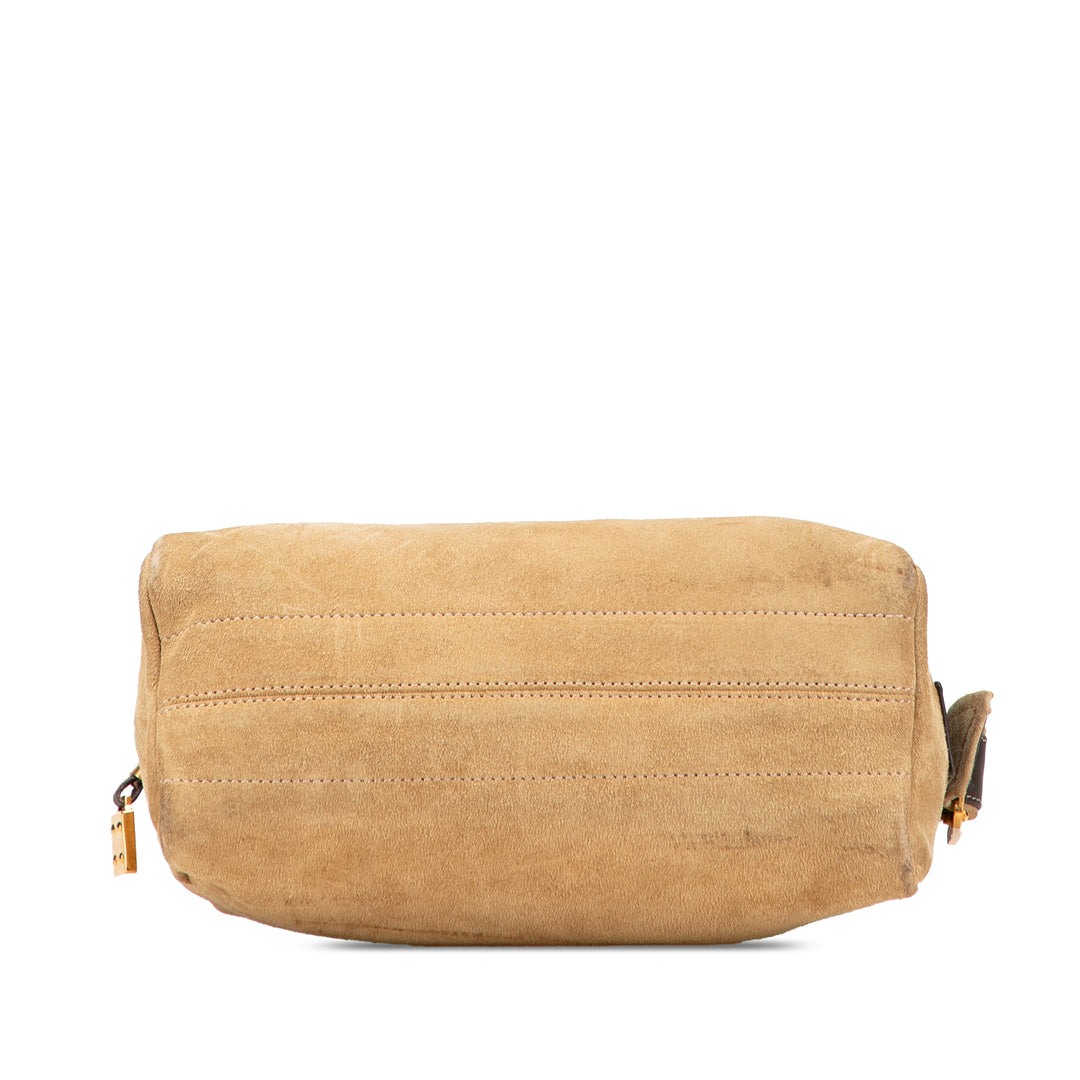 LOEWE Daim Anagram Sac porté croisé Marron