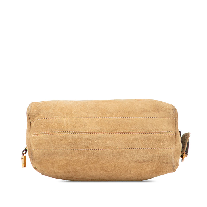 LOEWE Daim Anagram Sac porté croisé Marron