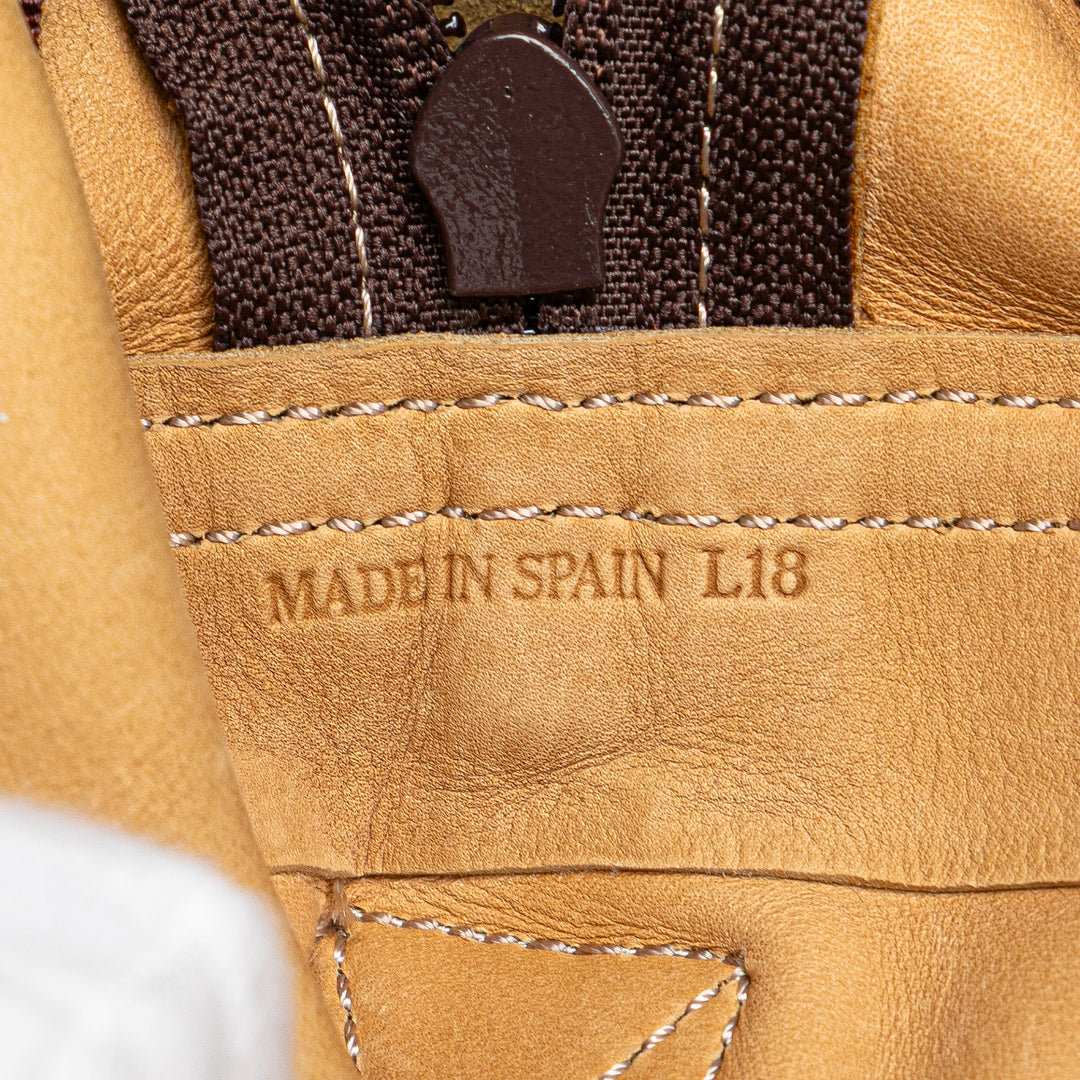 LOEWE Daim Anagram Sac porté croisé Marron