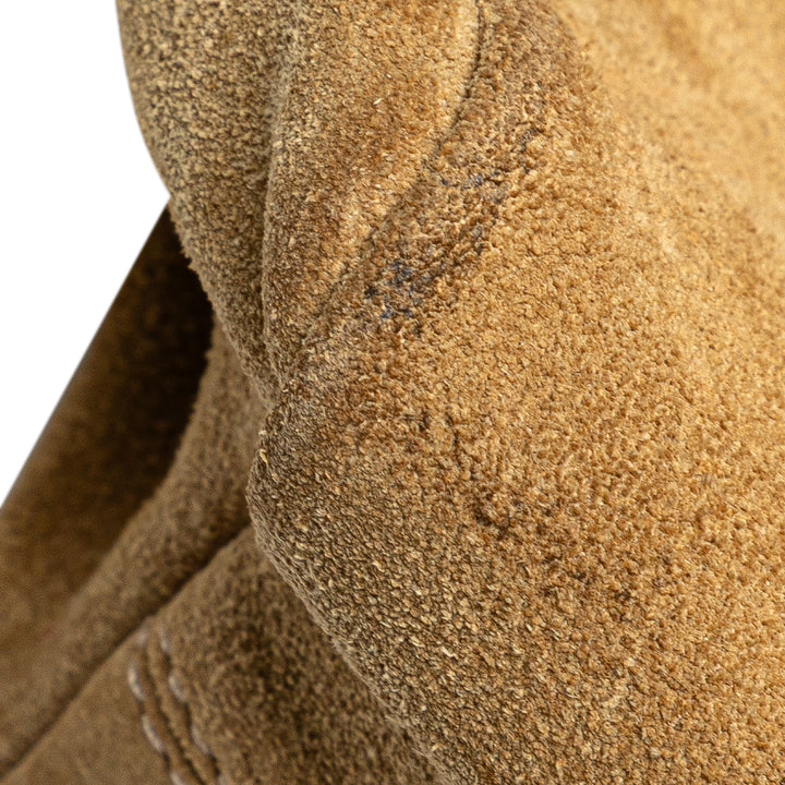 LOEWE Daim Anagram Sac porté croisé Marron