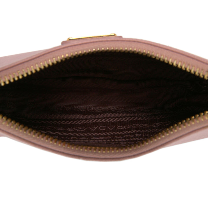 Prada Sac à main Re Edition 2005 Saffiano Mini Rose – vue 5 – GABY PARIS