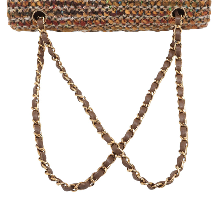 Chanel Medium Classic Tweed Double rabat